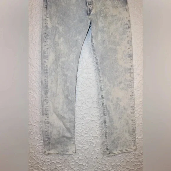 Levi’s 501 Original Fit Straight Leg Button Fly Stone Wash Denim Jeans 34x34 - Picture 7 of 16